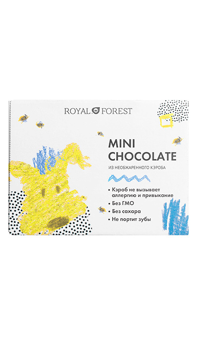 картинка Шоколад Mini Chocolate из необжаренного кэроба, 30 гр.
