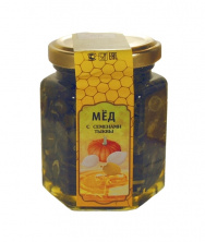 картинка Мёд с семенами тыквы, 220 гр.